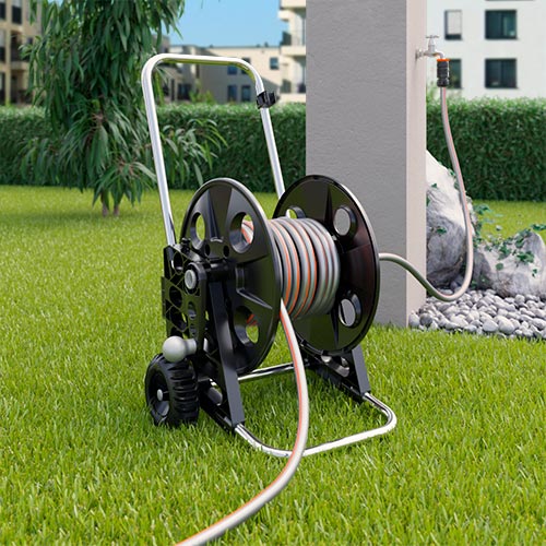 Aluminum garden hose reel - QUBO - CLABER - small